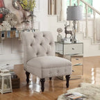Rosevera LaGuardia Slipper Chair, Chesterfield, Armlesschair
