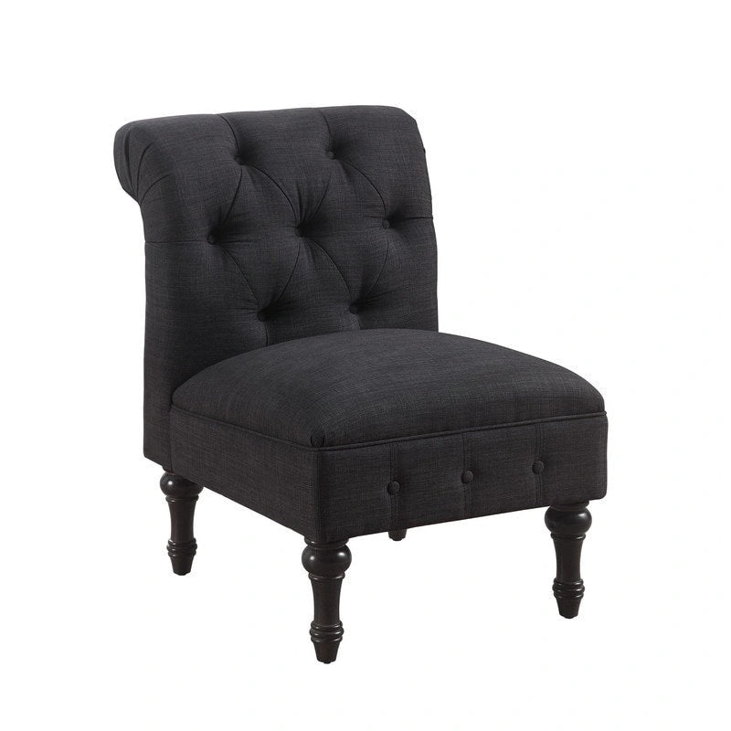 Rosevera LaGuardia Slipper Chair, Chesterfield, Armlesschair