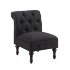 Rosevera LaGuardia Slipper Chair, Chesterfield, Armlesschair