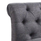 Rosevera LaGuardia Slipper Chair, Chesterfield, Armlesschair