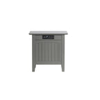 Nantucket Chair Side Table with Built-in Charger
