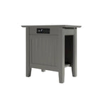 Nantucket Chair Side Table with Built-in Charger