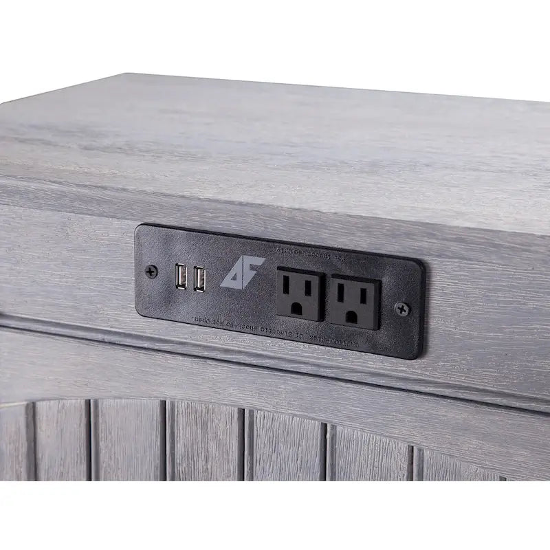 Nantucket Chair Side Table with Built-in Charger