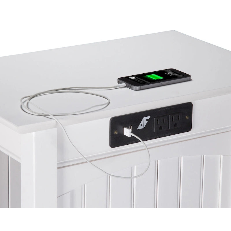 Nantucket Chair Side Table with Built-in Charger