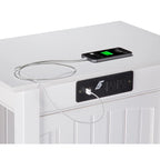 Nantucket Chair Side Table with Built-in Charger