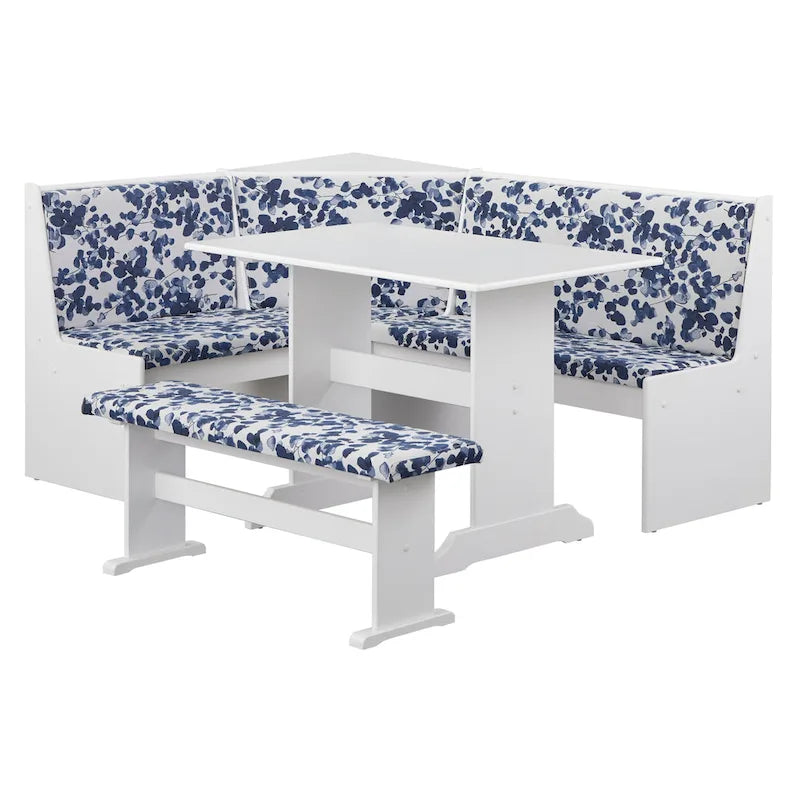 Simple Living 3-piece Lacey Upholstered Nook Set