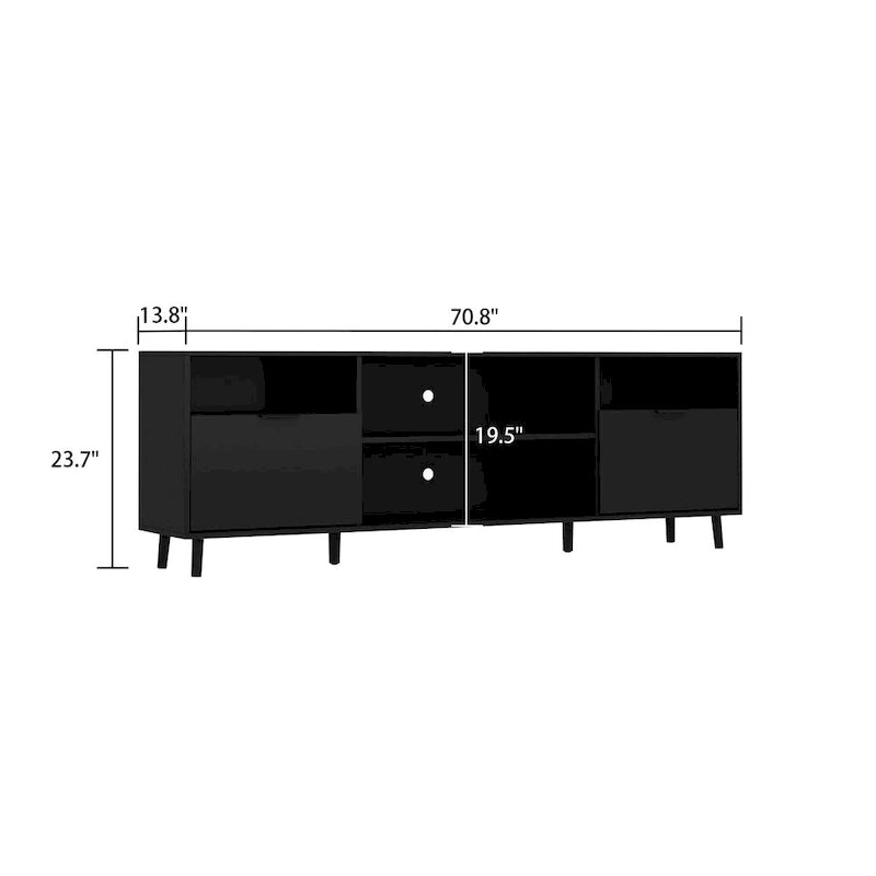 Fireplace TV Stand Electric Fireplace TV Console w/Remote Control