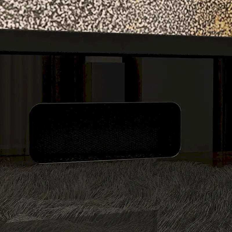 Ambient Electric Fireplace and Durable TV Stand Energy Efficient