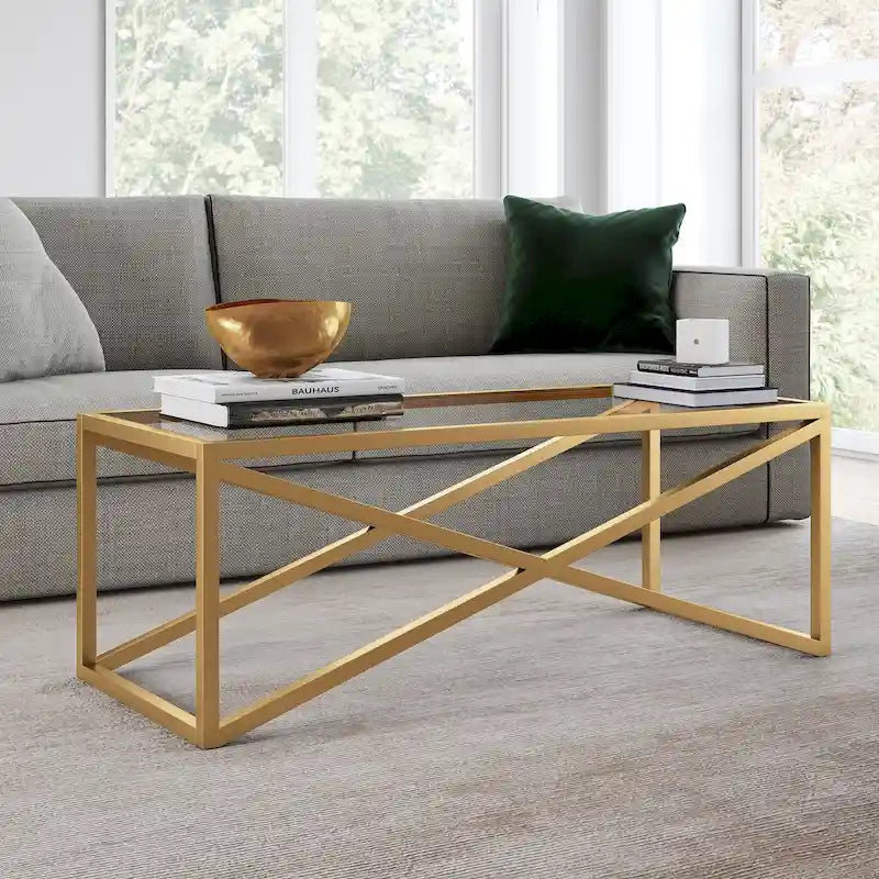 Silver Orchid Stifter Blackened Bronze Coffee Table