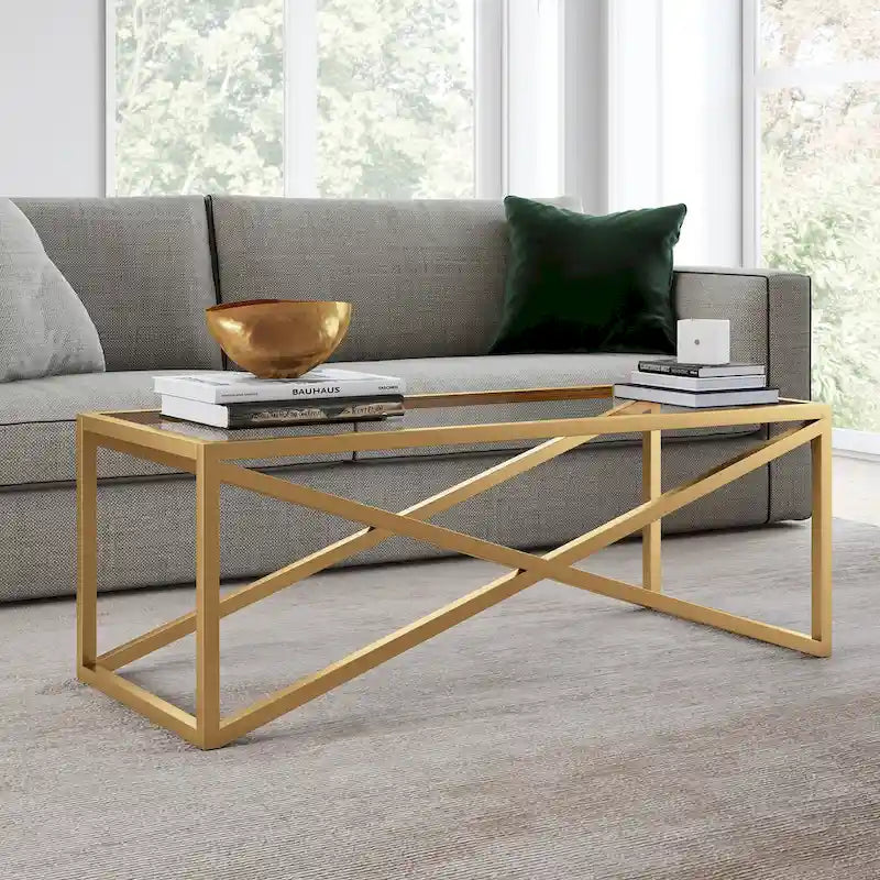 Silver Orchid Stifter Blackened Bronze Coffee Table