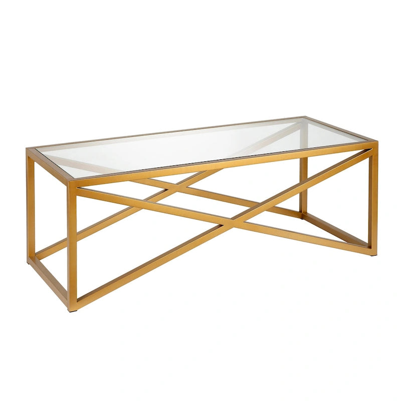 Silver Orchid Stifter Blackened Bronze Coffee Table