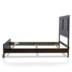 Jupa Transitional Walnut Wood 2-Piece Panel Bedroom Set by Furniture of America