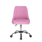 Porthos Home Jarvis Fabric Upholstered Office Chair with Chrome Base