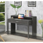 Convenience Concepts Newport JB Console/Sliding Desk with Drawer and Riser