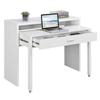 Convenience Concepts Newport JB Console/Sliding Desk with Drawer and Riser