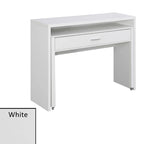 Convenience Concepts Newport JB Console/Sliding Desk with Drawer and Riser