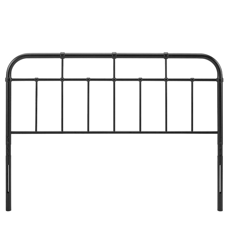 Shaffer Classic King Size Black Metal Headboard
