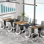 70.9 Modern Office Desk, Wood Computer Desk Large Executive Desk