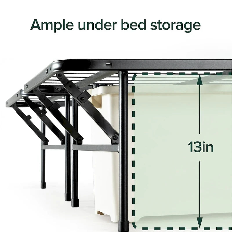Priage by ZINUS 14 Inch SmartBase Tool-Free Assembly Mattress Foundation