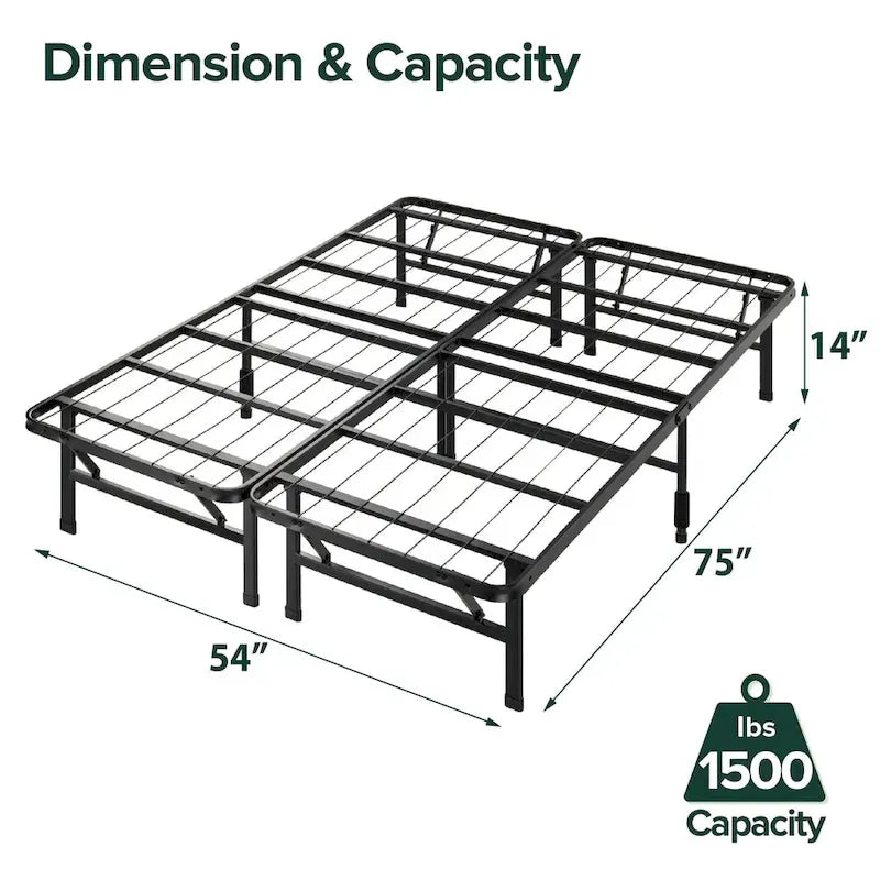 Priage by ZINUS 14 Inch SmartBase Tool-Free Assembly Mattress Foundation