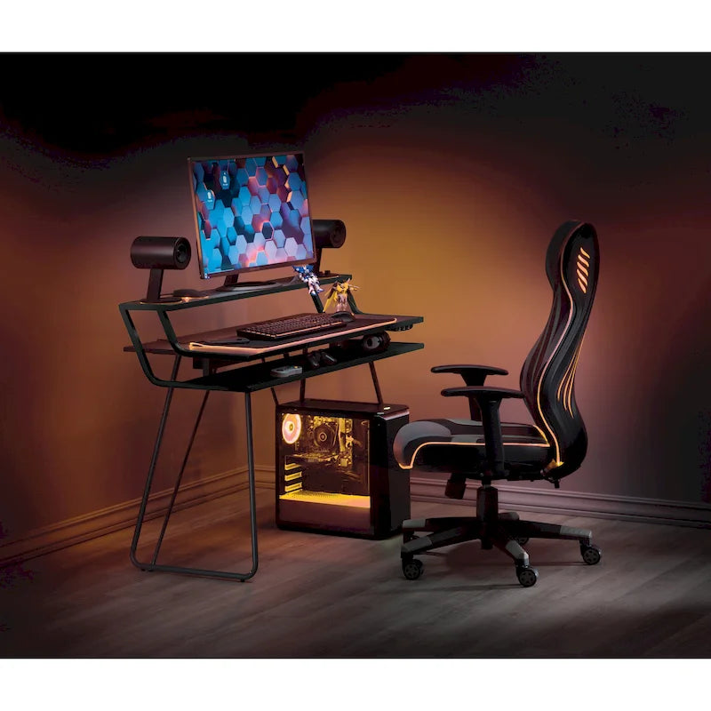 Porch & Den Higby Leveled Gaming Desk
