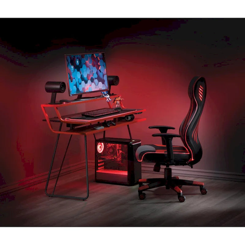 Porch & Den Higby Leveled Gaming Desk