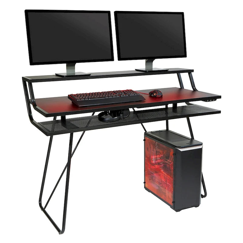 Porch & Den Higby Leveled Gaming Desk