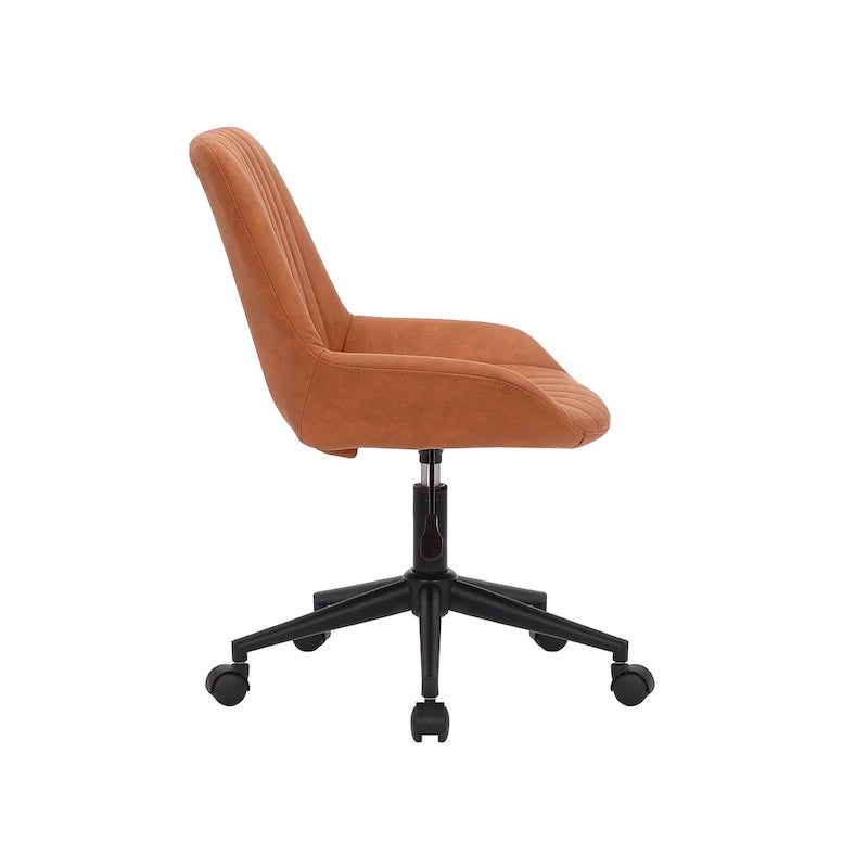 Porthos Home Cabe Swivel Office Computer Chair, Microfiber Upholstery