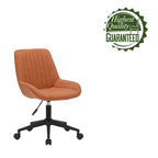 Porthos Home Cabe Swivel Office Computer Chair, Microfiber Upholstery