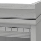 Fairview Antique White 5-shelf Bookcase - Antique - 29.57L x 12.09W x 68.94H
