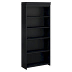 Fairview Antique White 5-shelf Bookcase - Antique - 29.57L x 12.09W x 68.94H