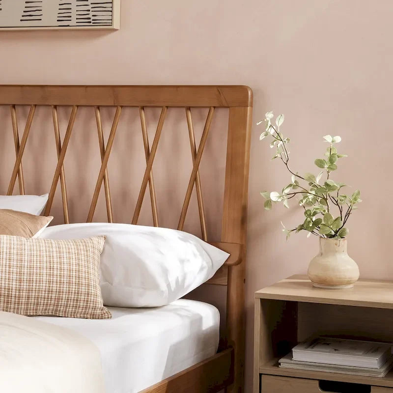 Middlebrook Designs X Spindle Solid Wood Full Bed