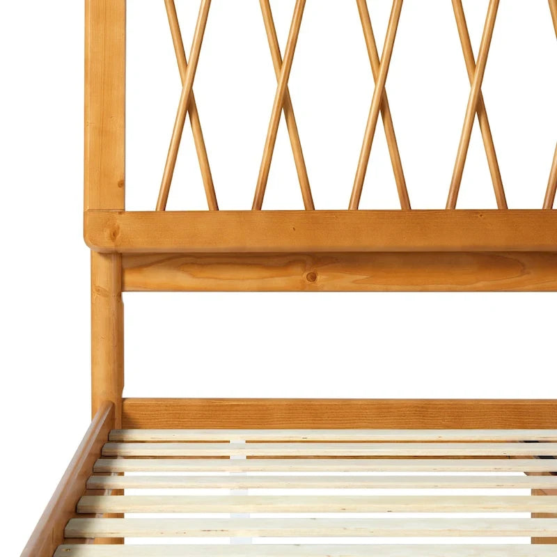 Middlebrook Designs X Spindle Solid Wood Full Bed