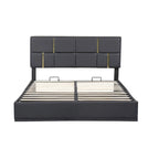 2-Pieces Bedroom Sets Queen Size Bed with Storage Ottoman