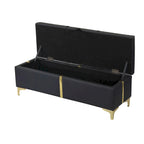 2-Pieces Bedroom Sets Queen Size Bed with Storage Ottoman
