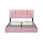 2-Pieces Bedroom Sets Queen Size Bed with Storage Ottoman