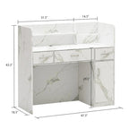47.2 Reception Desk Counter Lockable Storage Reception Table Working
