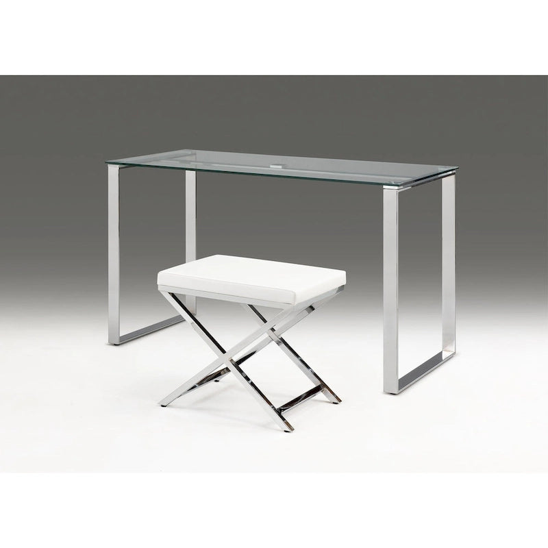 Glass desk with Medal Base