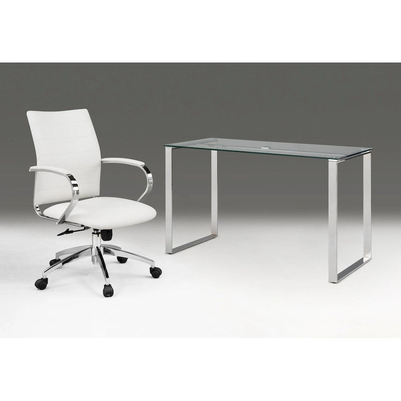 Glass desk with Medal Base