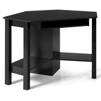 Wooden Corner Computer Desk with Drawer Office Study Table