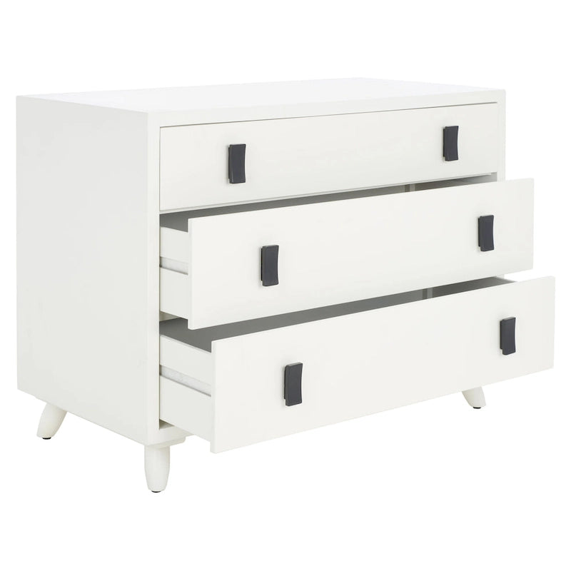SAFAVIEH Attie 3-Drawer Storage Bedroom Chest.