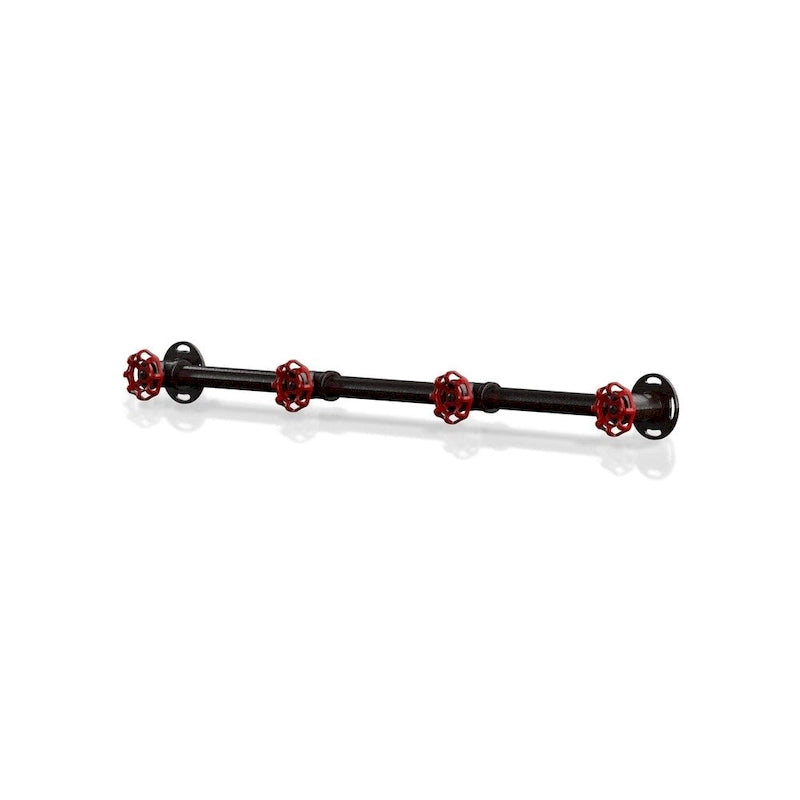 Cambria Industrial Sand Black Wall Coat Rack by Furniture of America