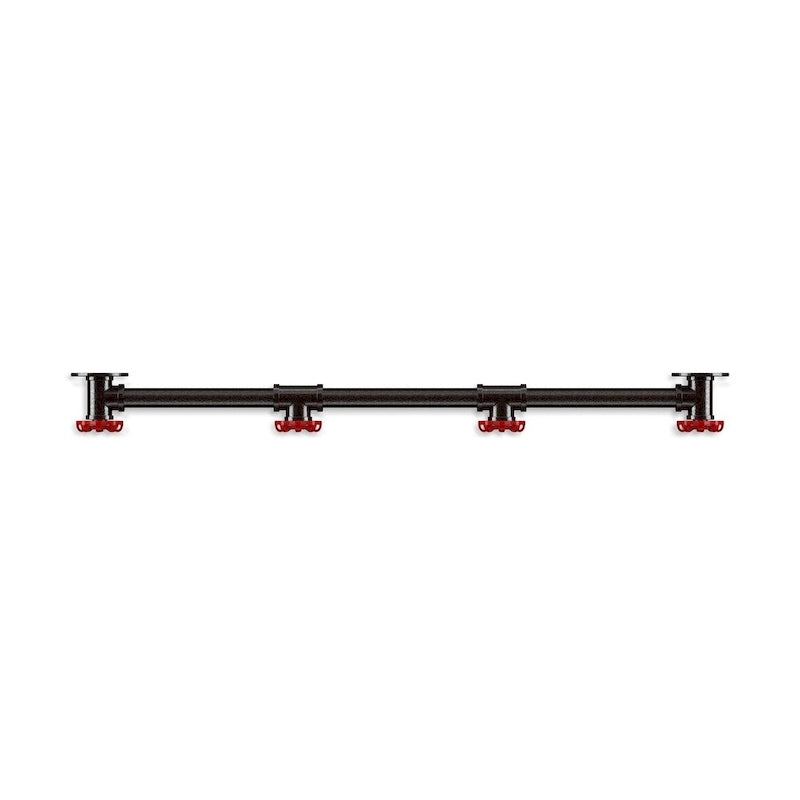 Cambria Industrial Sand Black Wall Coat Rack by Furniture of America
