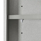 Nestfair Tall Freestanding Bathroom Cabinet Corner Storage Cabinet with Doors and Adjustable Shelves