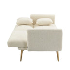 Linen Modular Sofa Section Armless Accent Chair