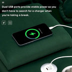 [VIDEO provided][New]123*55 Modern U-shaped Sofa with Console,Cupholders and USB Ports,6-seat Upholstered Symmetrical Indoor Fu