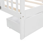 Twin size Daybed with Two Drawers, Wood Slat Support, Espresso