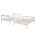 Stairway Full-Over-Full Bunk Bed with Drawer, Storage and Guard Rail for Bedroom, Espresso color( old sku: LP000310AAP )