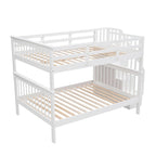 Stairway Full-Over-Full Bunk Bed with Drawer, Storage and Guard Rail for Bedroom, Espresso color( old sku: LP000310AAP )