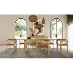 Nova Domus Oshana Modern White Oak Dining Table